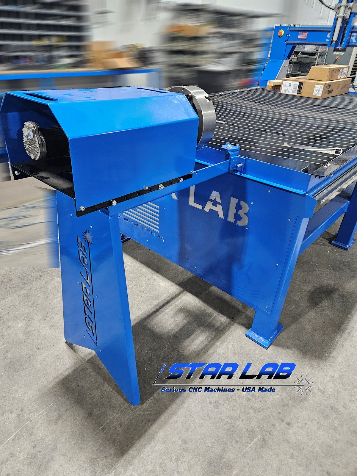 Rota-Cut through-hole for long tube stock